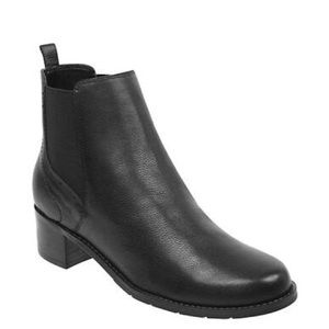 Easy Spirit Womens Niles Leather Chelsea Boots - Black - Size 6. NWT